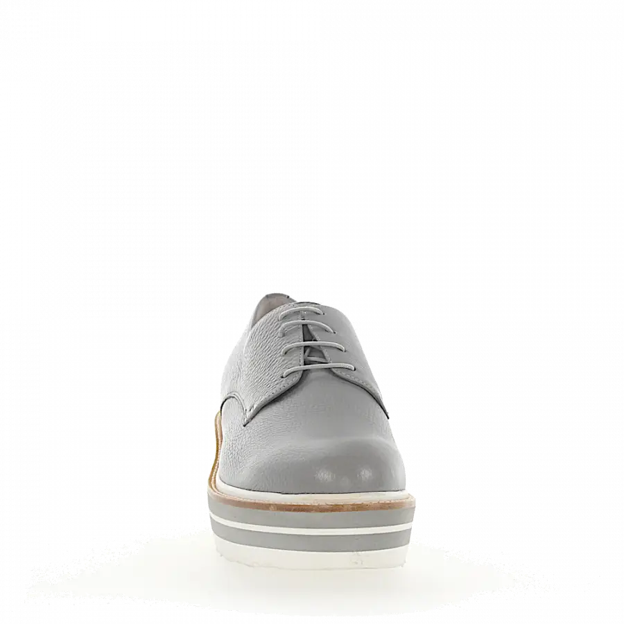 Truman's - Schnürschuhe 7953 Hirschleder hellgrau - grau
