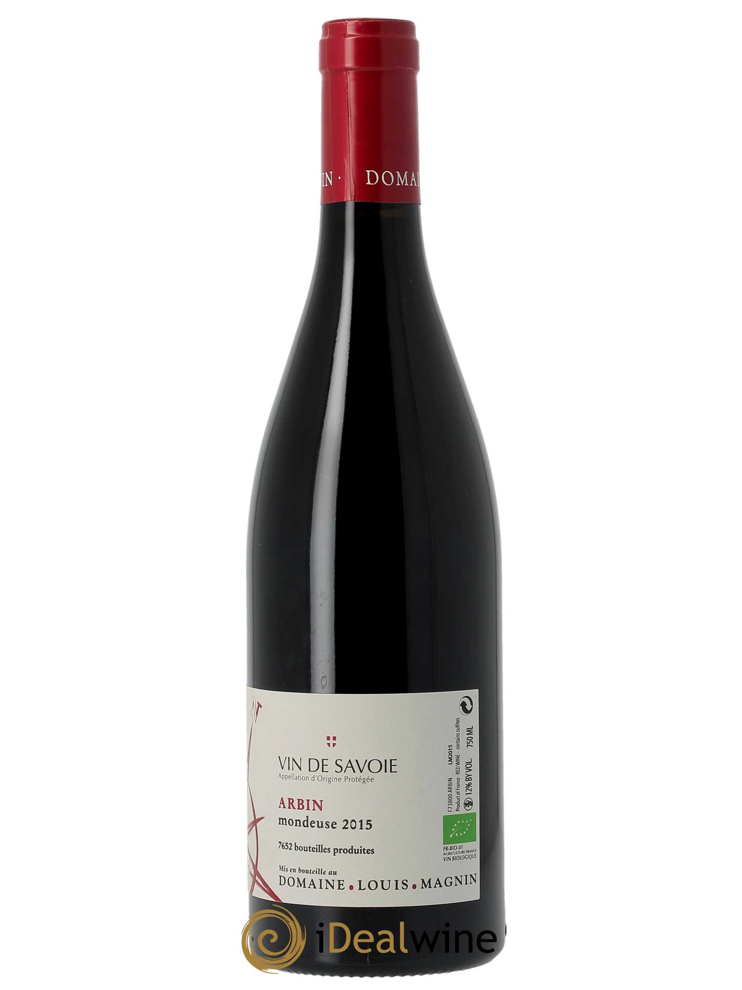 Vin de Savoie Arbin Mondeuse Louis Magnin  2015 - Lot de 1 Bouteille