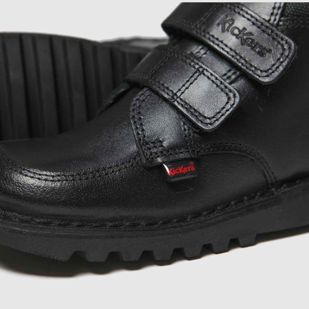 Kickers črni otroški škornji Kick Scuff Hi