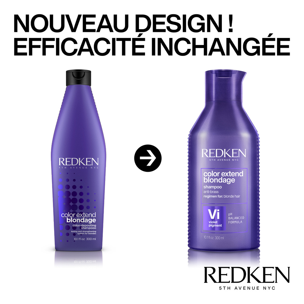 Redken Color Extend Blondage Shampoing neutralisant cheveux blonds