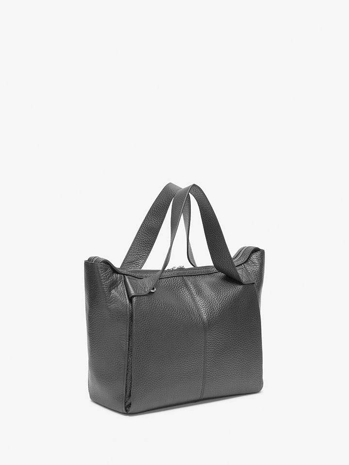 LIEBESKIND BERLIN Leder-Henkeltasche in Schwarz - (B)31 x (H)28 x (T)13 cm günstig kaufen onesize