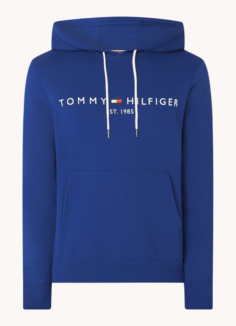 Tommy Hilfiger hoodie with kangaroo pocket and logo embroidery