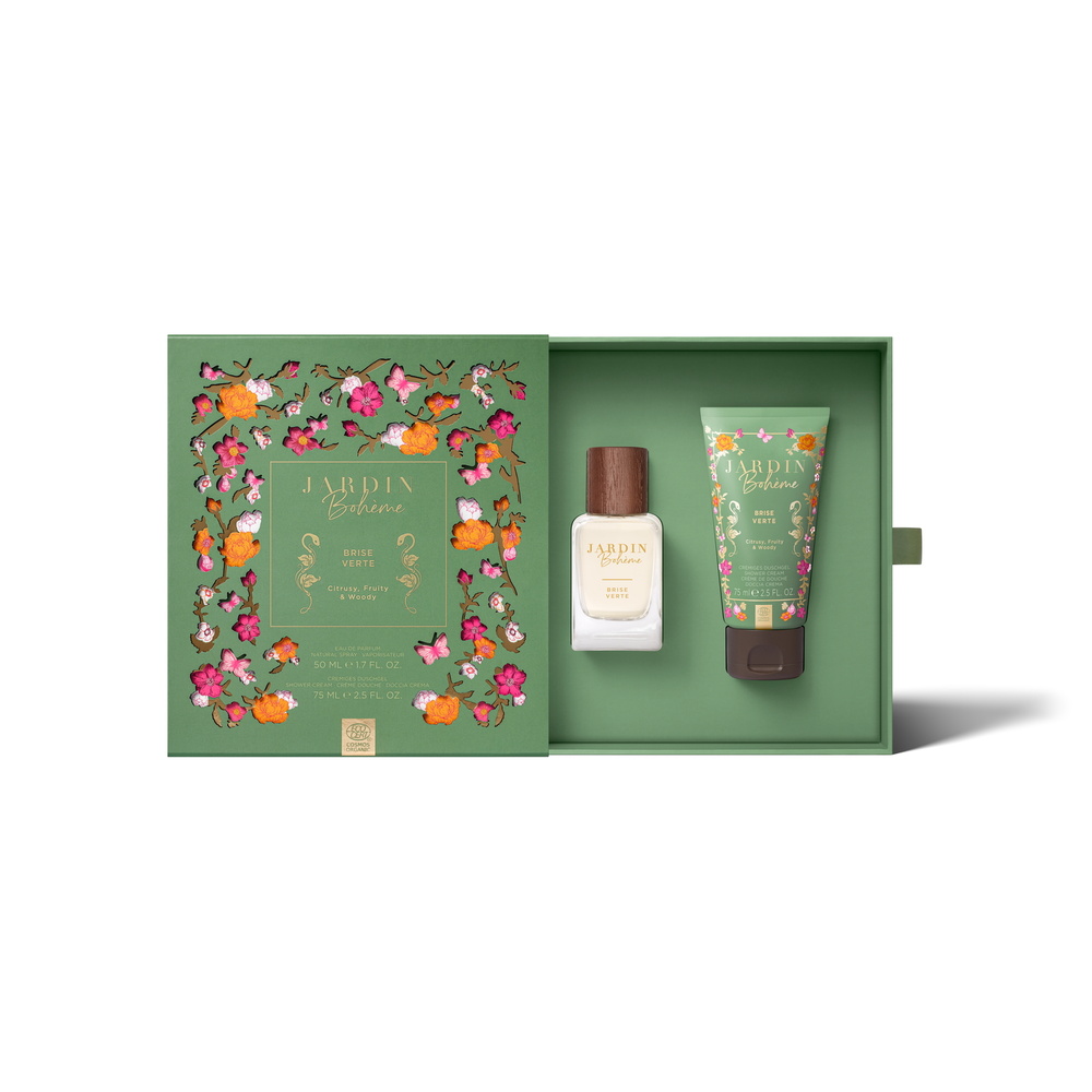 Jardin Bohème Brise Verte Coffret Eau de Parfum et Crème de Douche