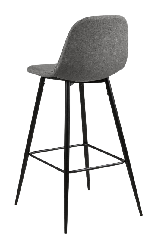 Barhocker Wilma Grau Schwarz