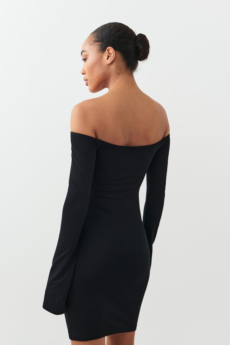 Soft touch off shoulder dress
