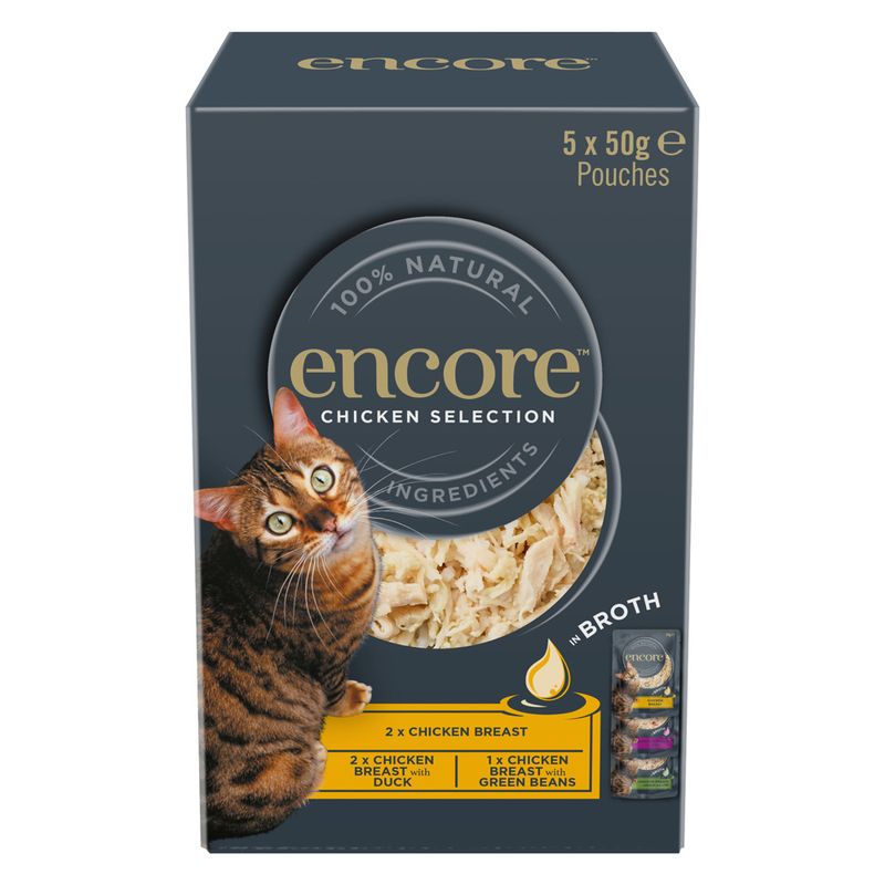 Encore Cat Pouch in Brühe 5 x 50 g zu TOP-Preisen