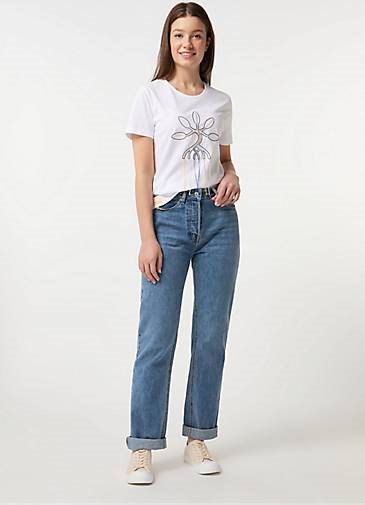 SOMWR T-Shirt T-Shirt With Multicolot Mangrove Embroidery