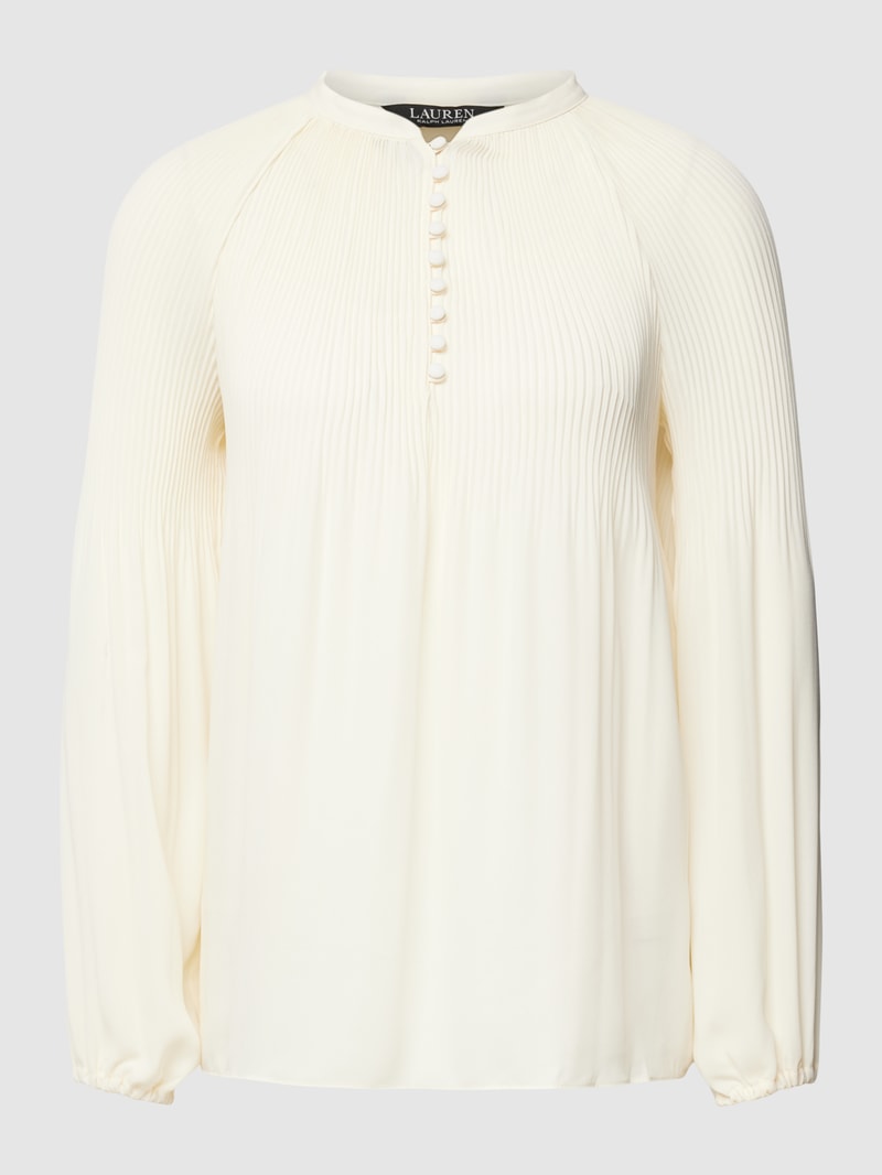 Blusenshirt mit Biesen Modell 'VERSILLA' in offwhite
