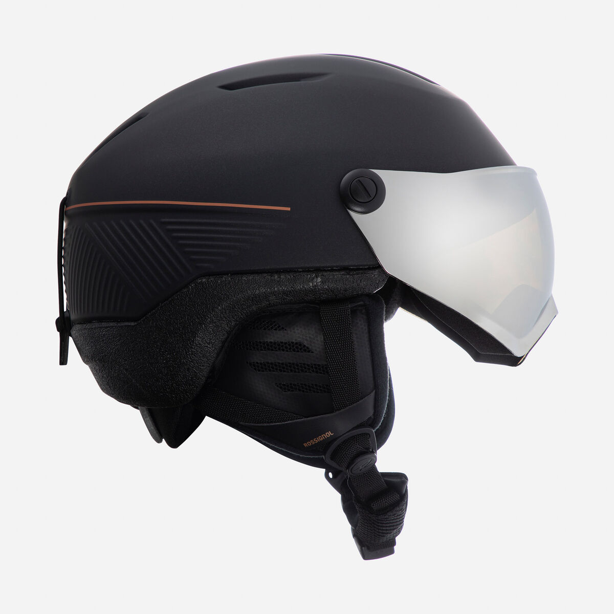 Photochromer Skihelm Rossignol Fit Visor IMPACTS Schwarz