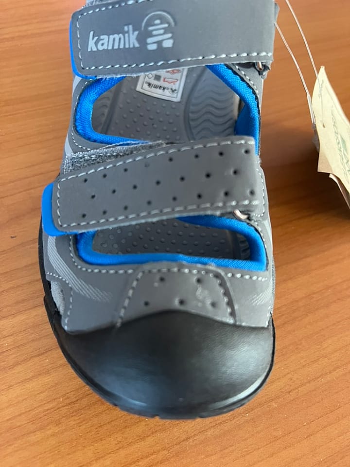 Kamik Halbsandsandalen in Hellgrau/ Hellblau günstig kaufen 30