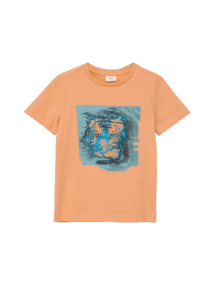 s.Oliver T-Shirt kurzarm in Orange günstig kaufen