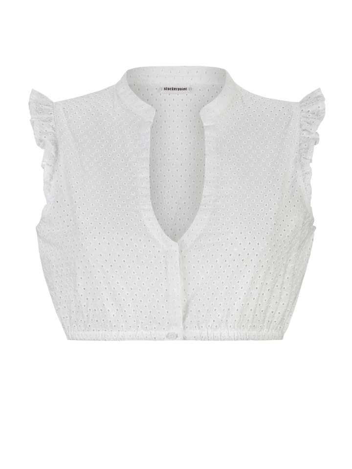 Stockerpoint Stockerpoint Dirndlbluse Melania in weiss günstig kaufen