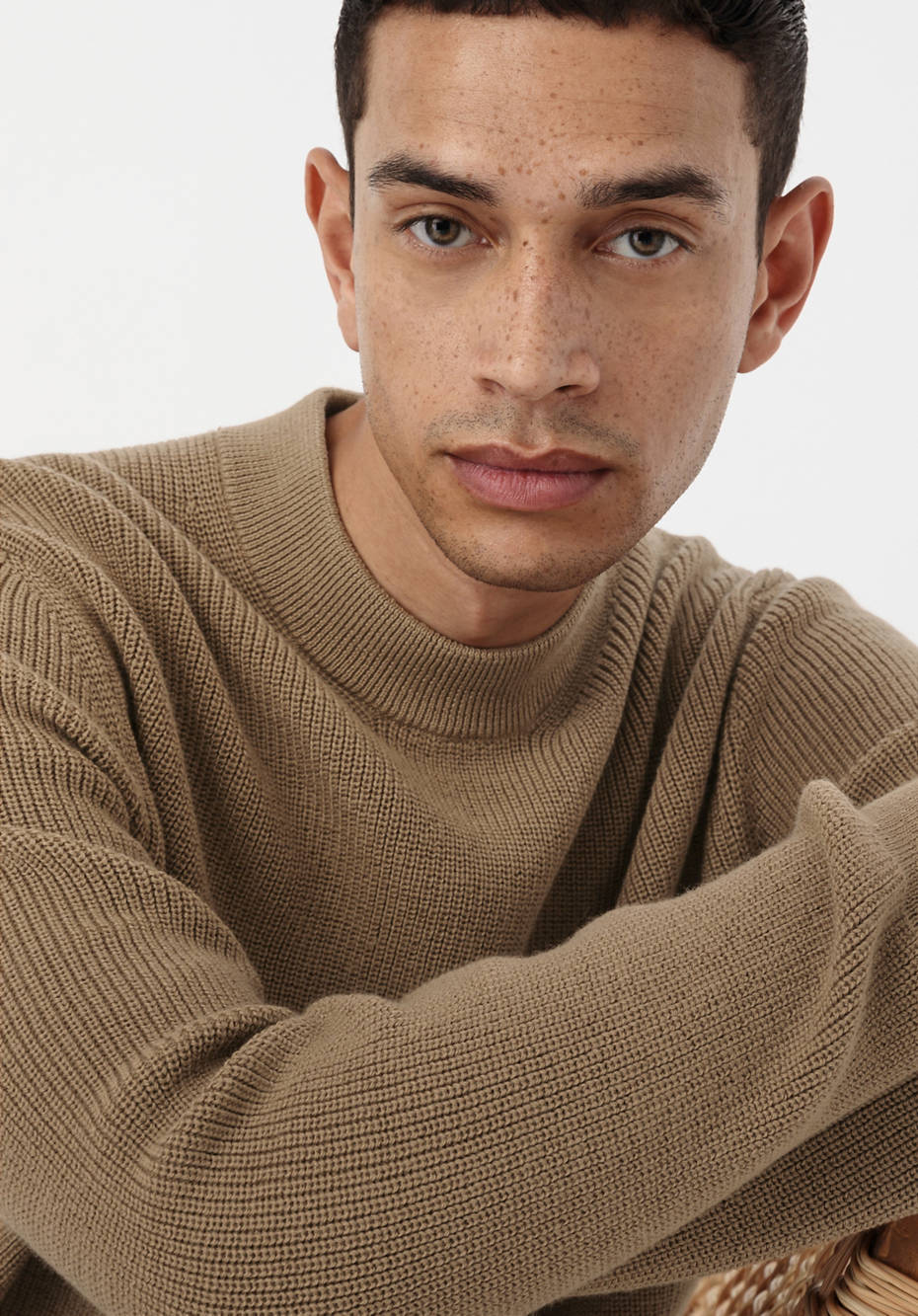 Pullover aus Bio-Merino und Bio-Baumwolle