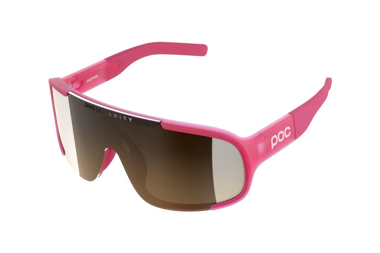 POC Aspire - Actinium Pink Translucent/Brown/Silver Mirror