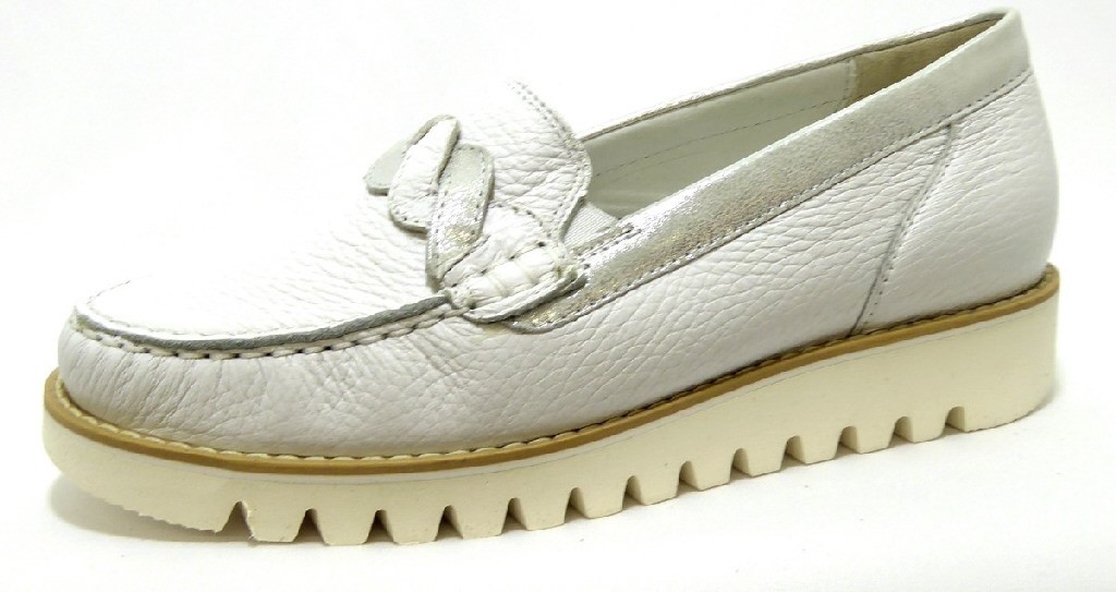 WALDLÄUFER Sportliche Slipper weiss Habea