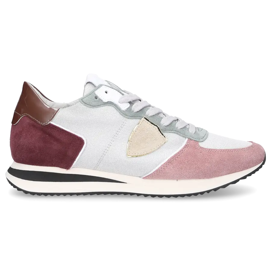 Philippe Model - Sneaker low TZLD-WR11 Veloursleder - silber