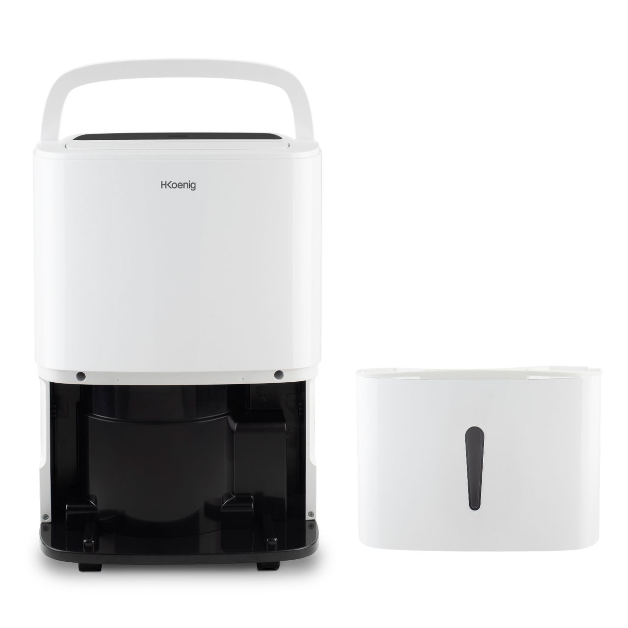 H.Koenig Tragbarer Luftentfeuchter DSH520, 20L/Tag, Fernbedienung, 24-Stunden-Timer