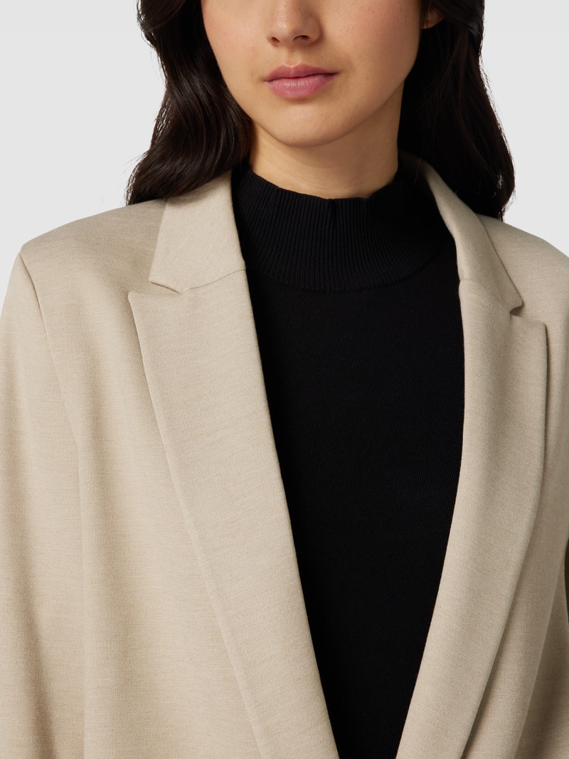 Blazer mit Leistentaschen in beige