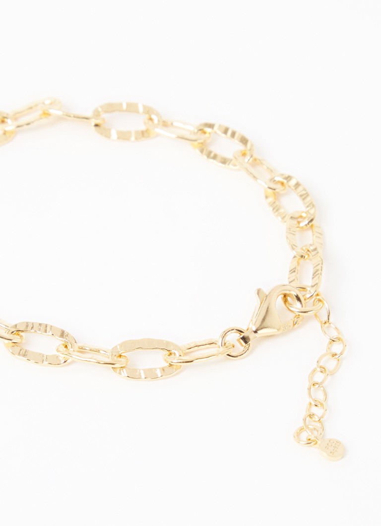 Bracciale a maglie placcato oro Ines de Pernille Corydon