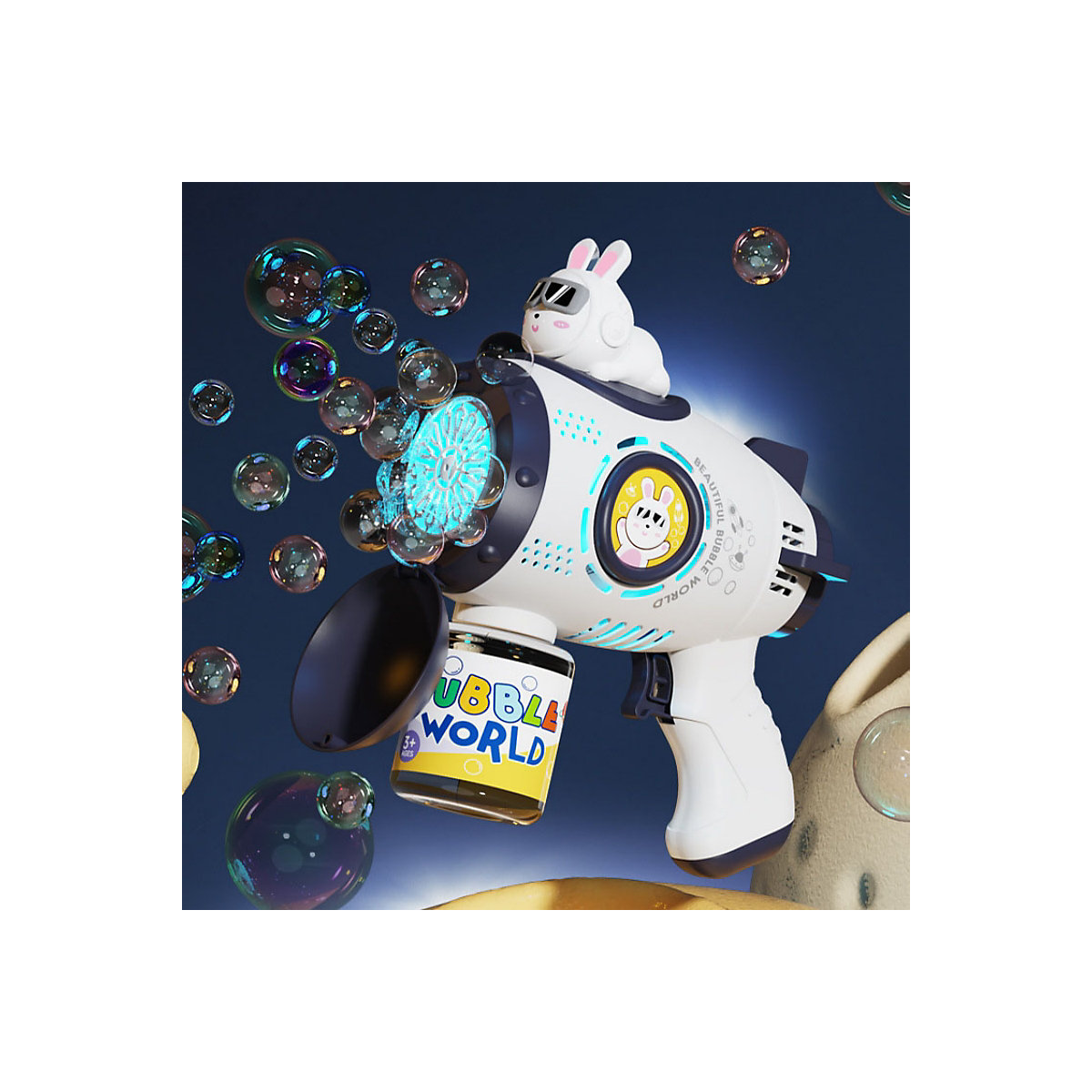 Bubble Gun Raketenwerfer Bubble Blower für Kinder Seife Bubble Maker Sommers pielzeug Astronaut automatische Blasen maschine für Kinder
