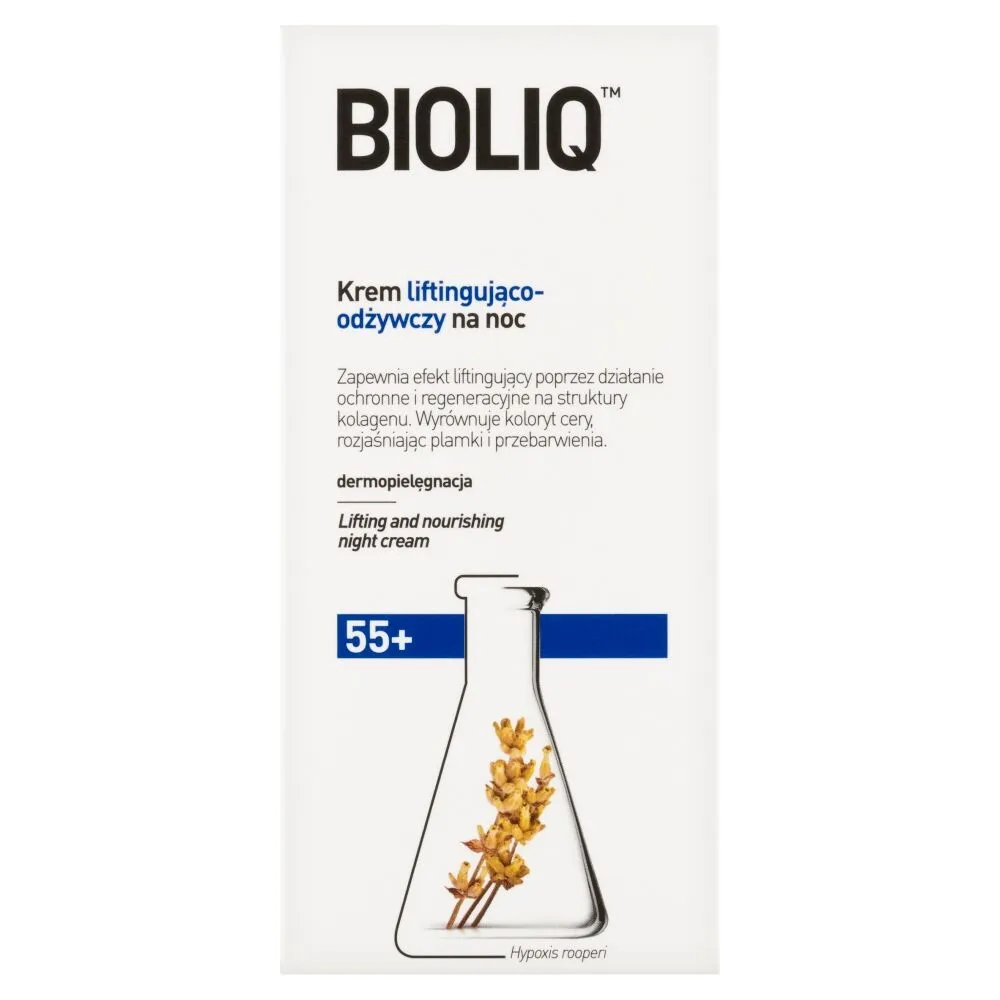 Bioliq 55+ Liftende en Voedende Nachtcrème