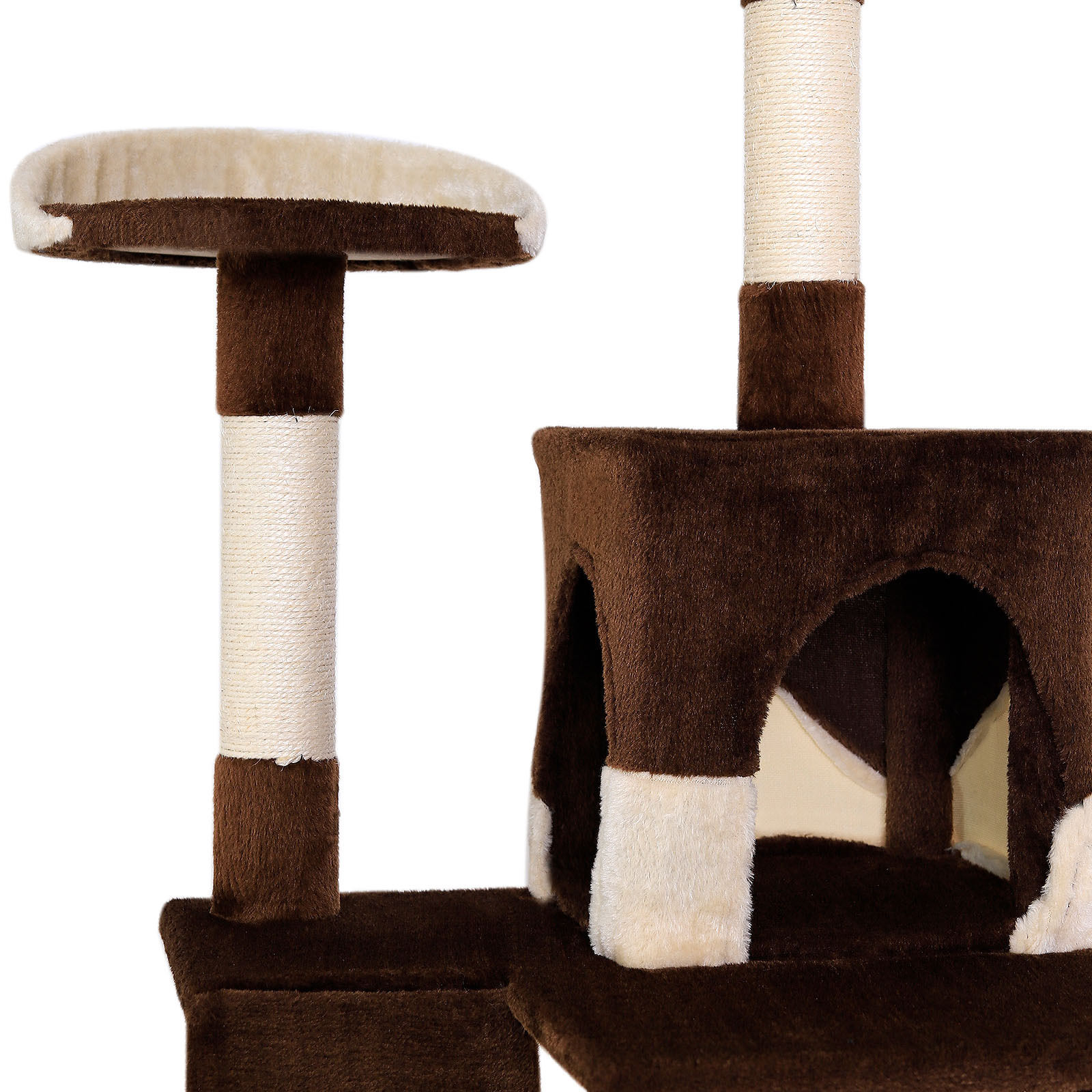 Lionto Kratzbäume Lionto Kratzbaum, Höhe 133 cm braun/ beige