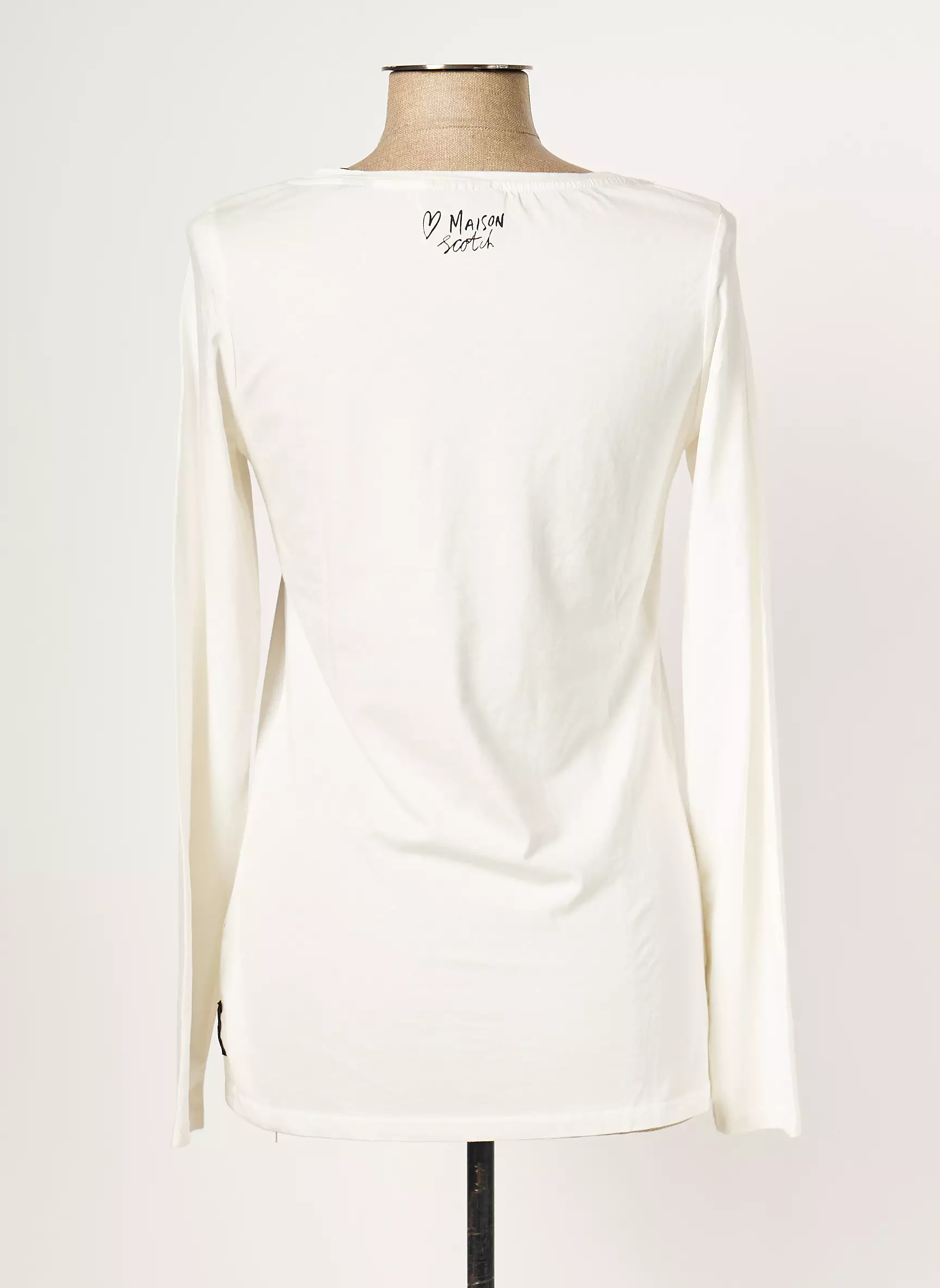 Maison Scotch Tshirts Femme couleur blanc