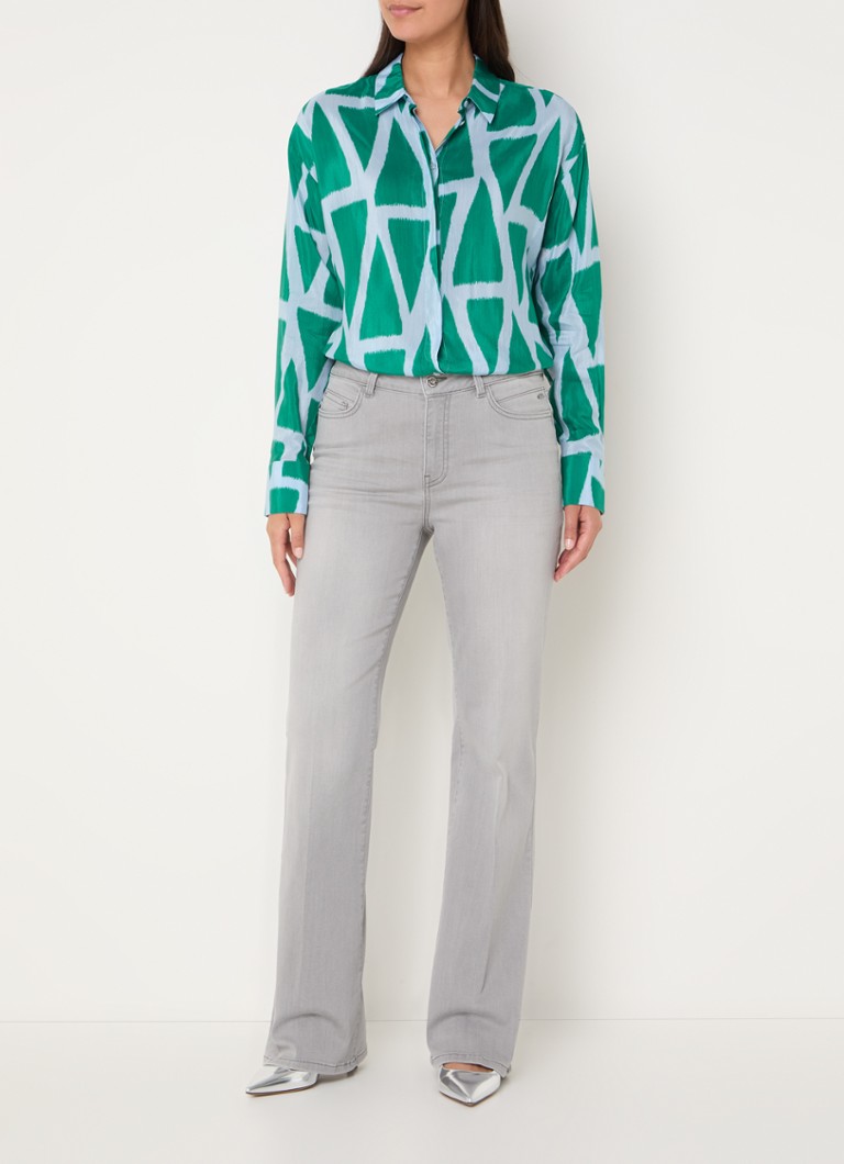 Espresso Blouse with graphic print
