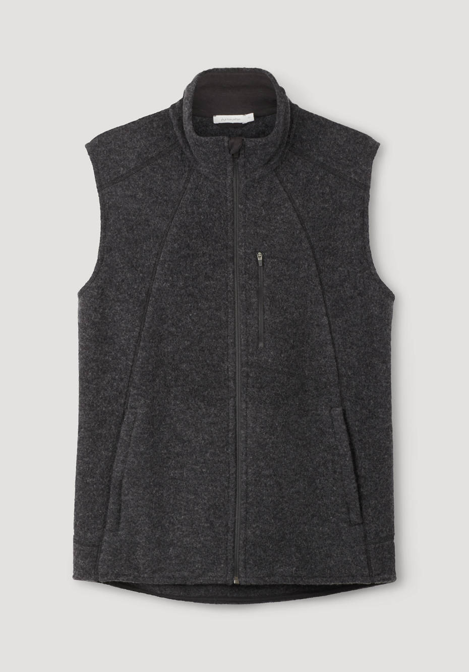 Wollfleece-Weste aus reiner Bio-Merinowolle