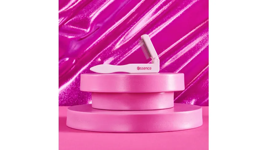 essence Eyelash Comb Wimpernkamm pink