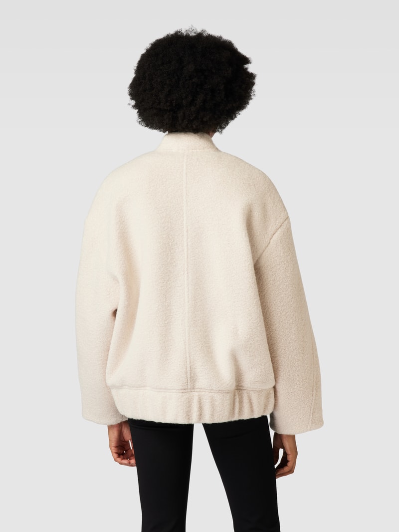 Jacke mit Stehkragen Modell 'SUGAR' in ecru