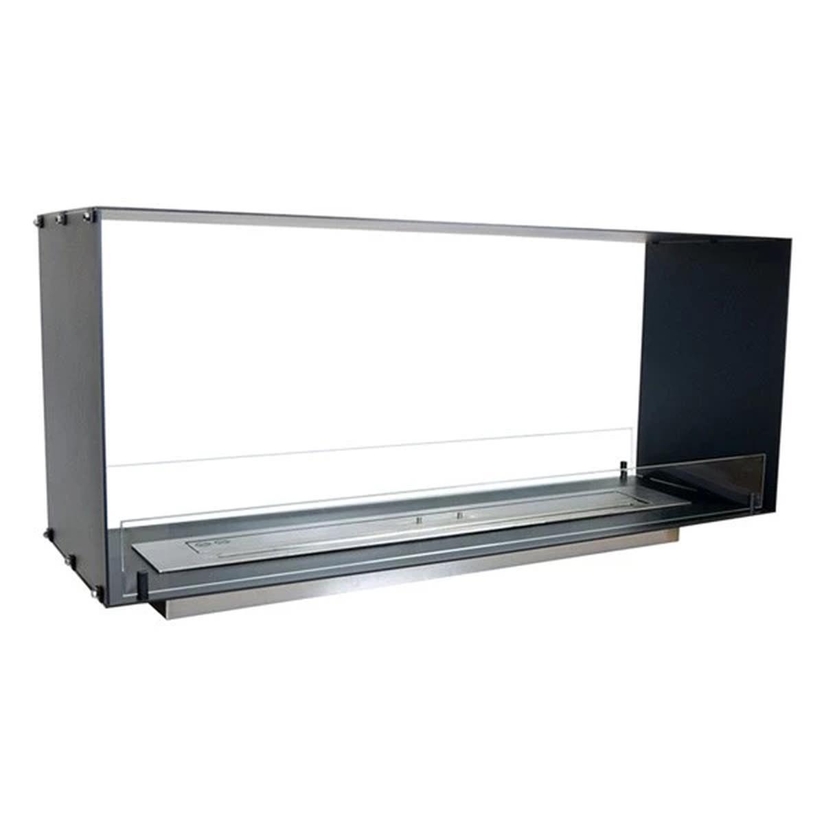 Foco Foco Two 1200, doppelseitiger Bioethanol-Wandkamin, manueller oder automatischer Brenner, 6,2 kW