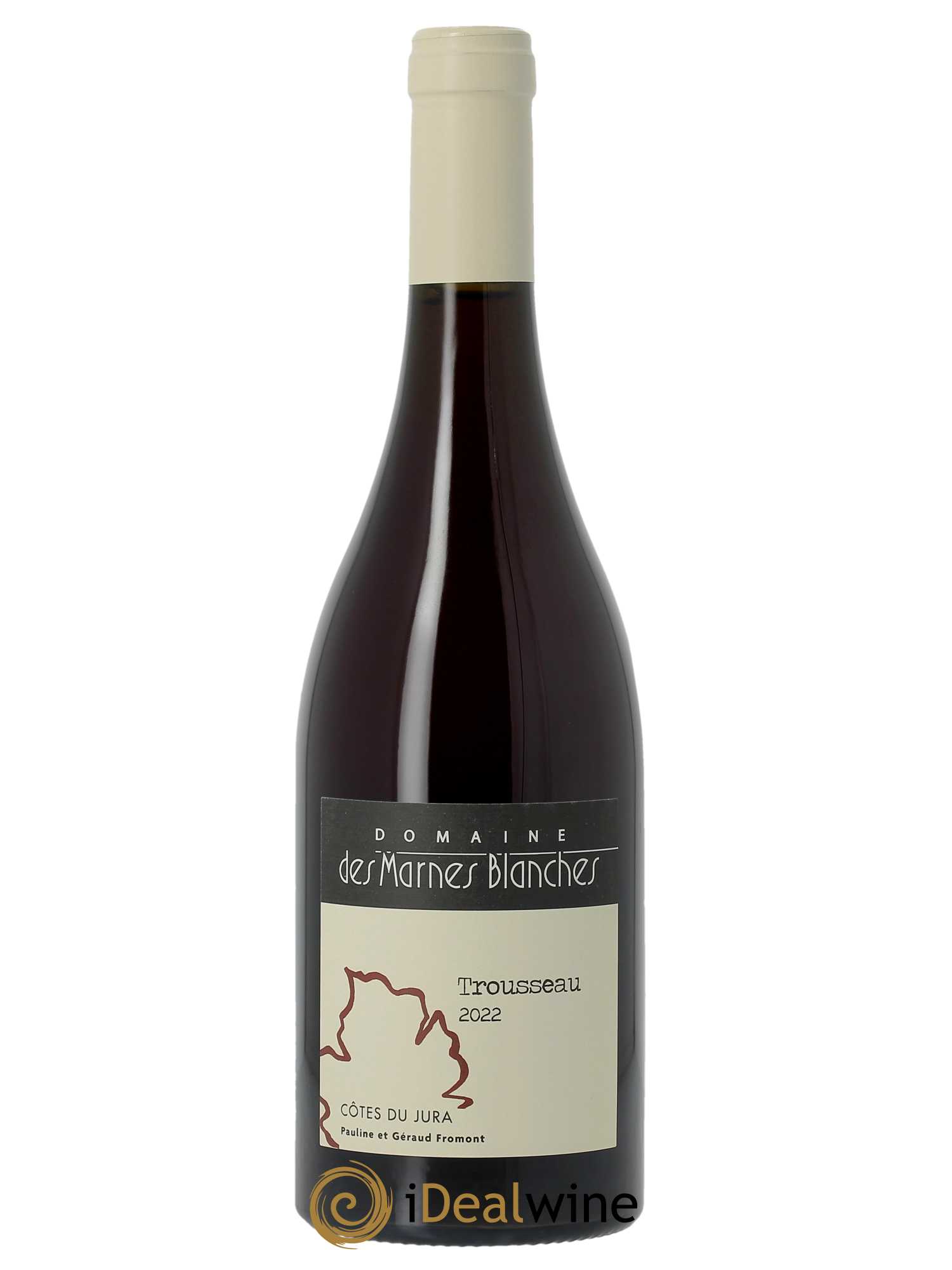 Côtes du Jura Trousseau Marnes Blanches (Domaine des)  2022 - Lot de 1 Bouteille