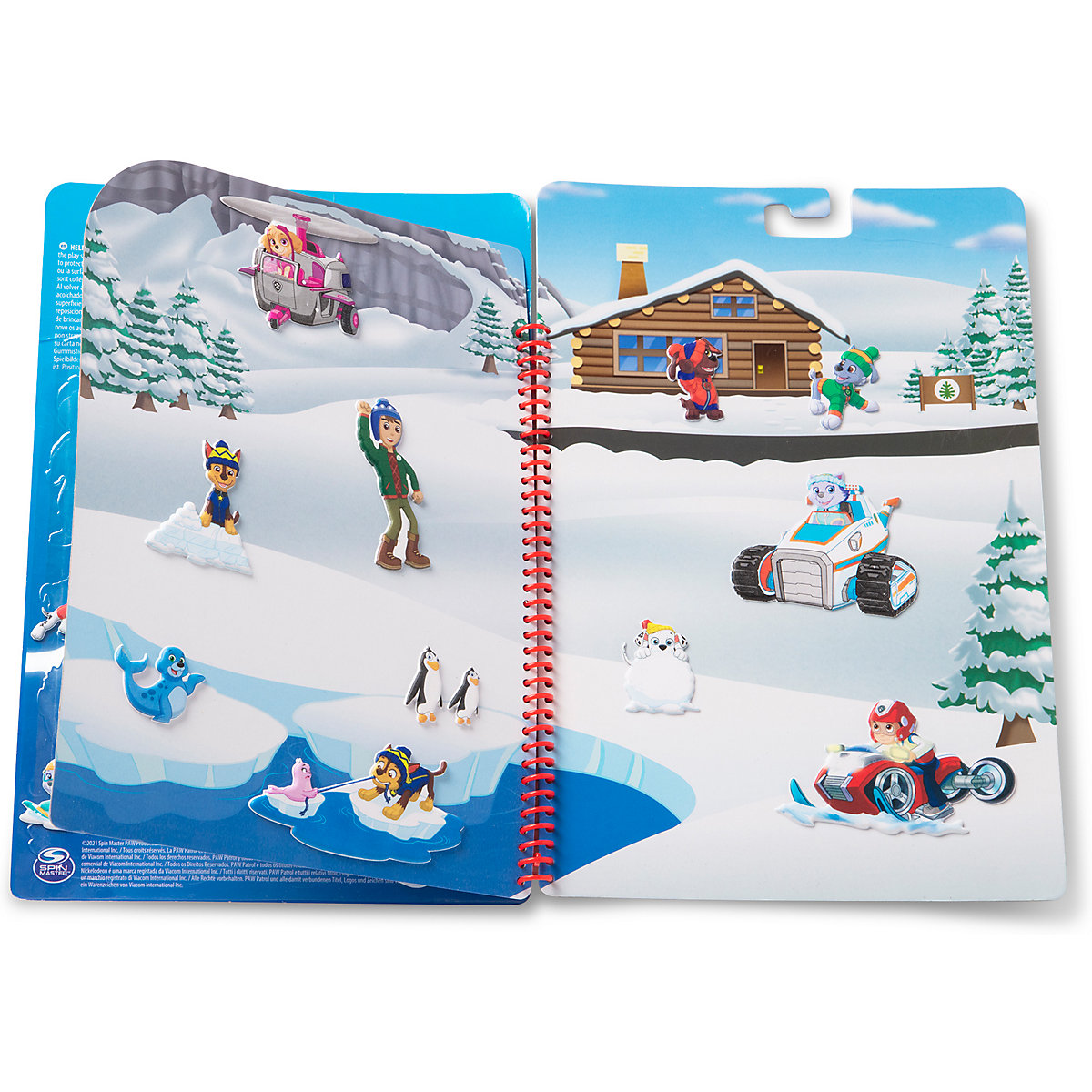 PAW Patrol wiederaufklebbare, bauschige Sticker – Jake´s Berg