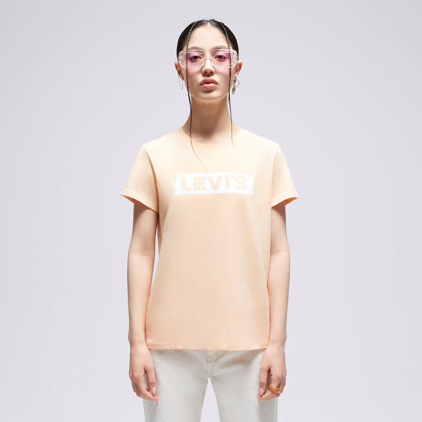 LEVI'S T-SHIRT THE PERFECT TEE NEUTRALS Gelb