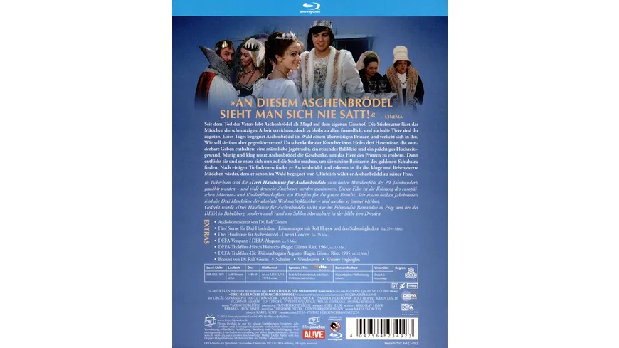 Drei Haselnüsse für Aschenbrödel (Filmjuwelen / DEFA-Märchen)