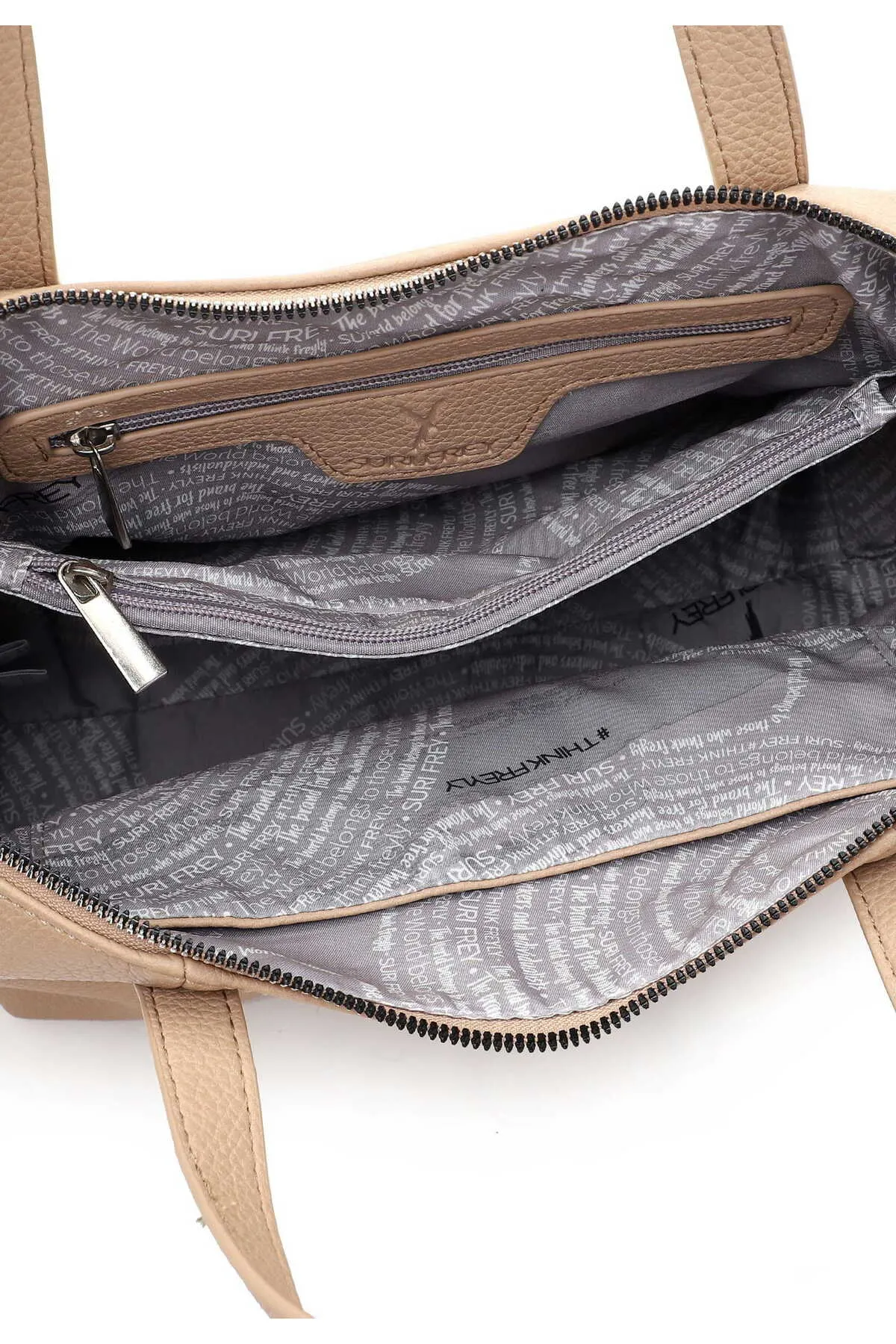 SURI FREY  Handtasche - Beige - Unifarben