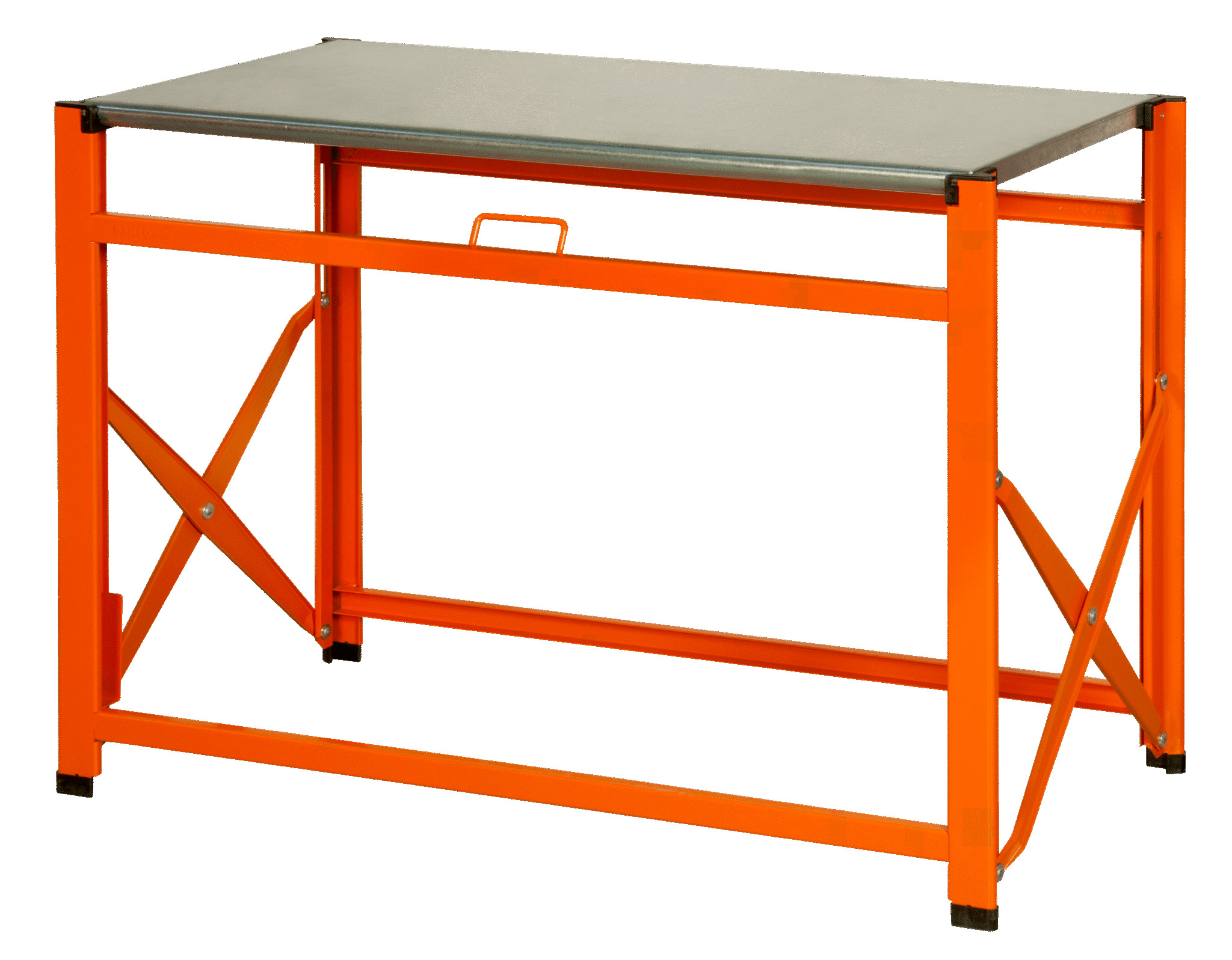 Bahco 1495FWB120TS sulankstomas darbastalis su cinkuotu stalviršiu 840 mm x 510 mm x 1200 mm
