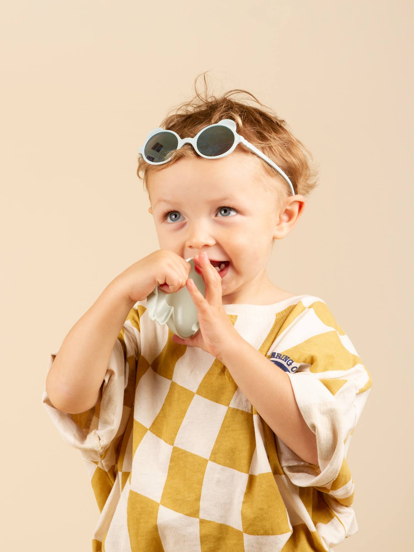 Lunettes Ourson 2-4 ans Ki ET LA rose clair uni