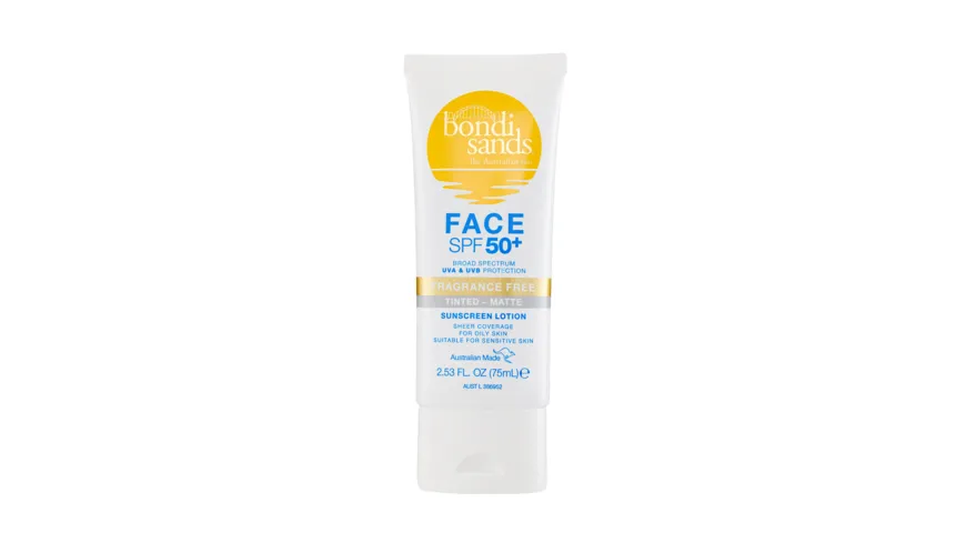bondi Sands SPF 50+ Fragrance Free Matte Tinted Face Lotion 75 ml