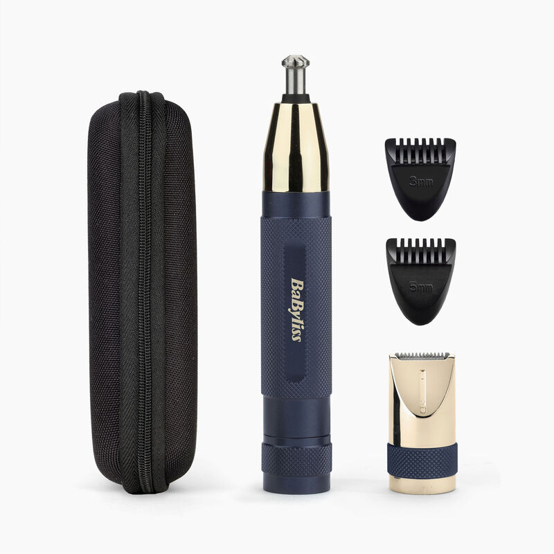 Tondeuse nez, oreilles et sourcils Super-X Metal - Collection Gold & Navy