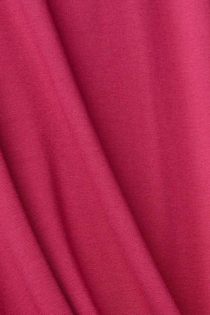 Jersey-Minikleid mit U-förmigem Ausschnitt