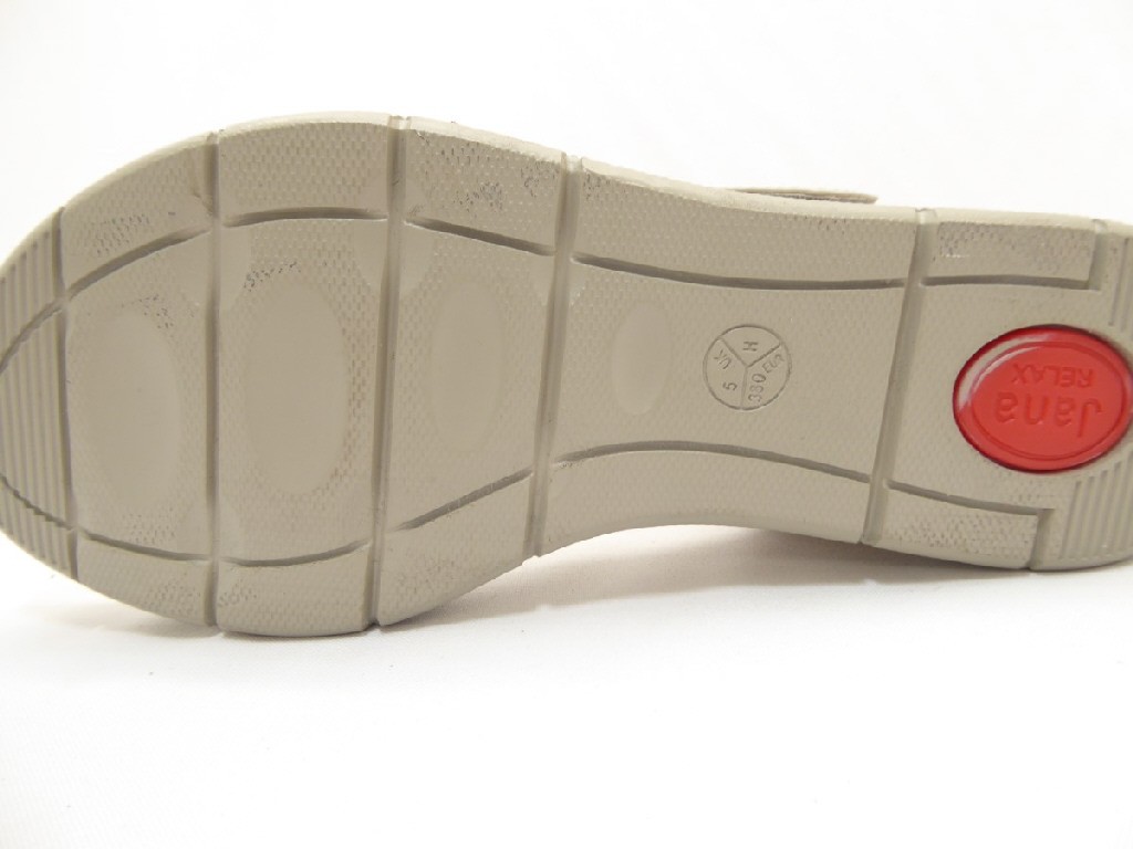 JANA Klassische Sandalen grau