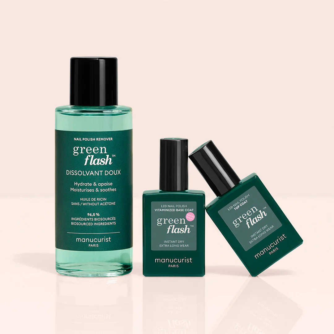Полутрајно ЛЕД средство за уклањање трагова Green Flash™ Trio Base Top Green Flash™