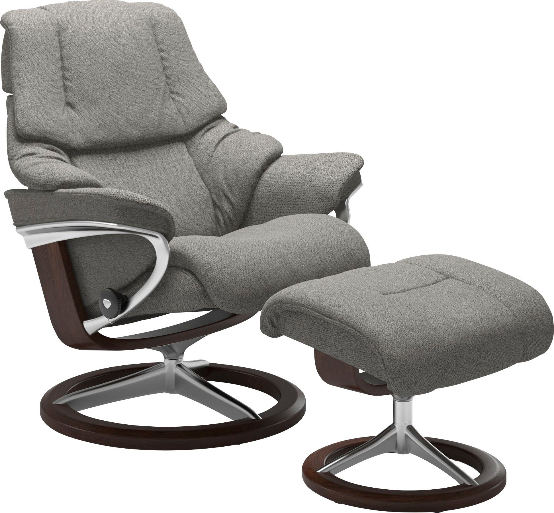 Stressless® Relaxsessel Reno, mit Signature Base, Größe S, M & L, Gestell Braun