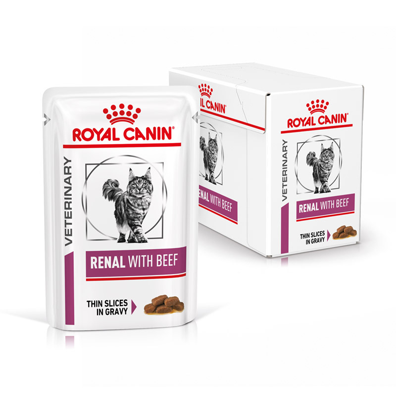 ROYAL CANIN Nierendiät ROYAL CANIN Veterinary RENAL 12x85g Rind