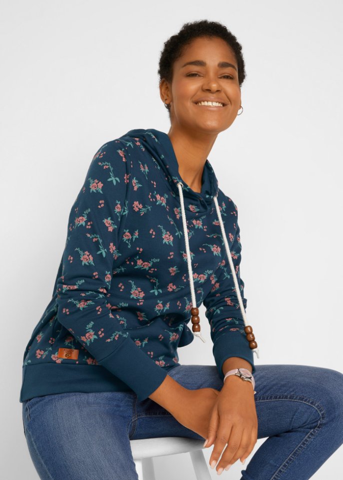 Kapuzensweatshirt mit Kordeln