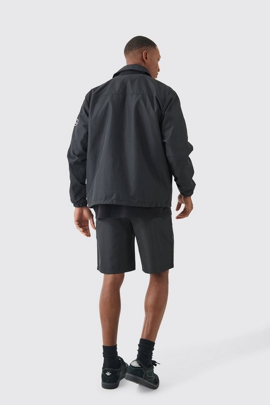 Komfort Nylon Shorts mit elastischem Bund