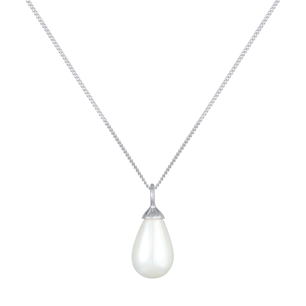 Nenalina Nenalina Collier Pendentif femme goutte classique avec perle de culture d'eau dou collier