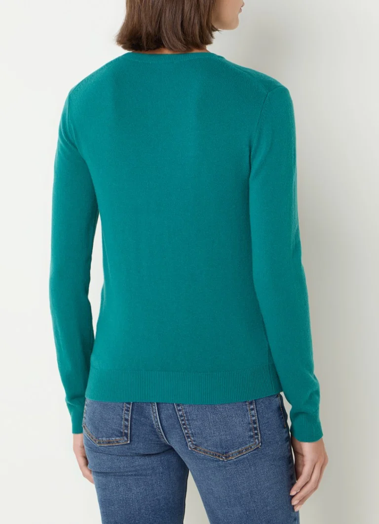 Maglione Benetton in lana merino a maglia fine